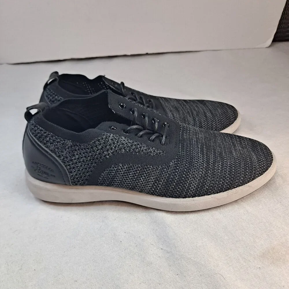 G.H. Bass & Co. Connor KT Oxford Mens Gray Black Casual Knit Shoes Size 10